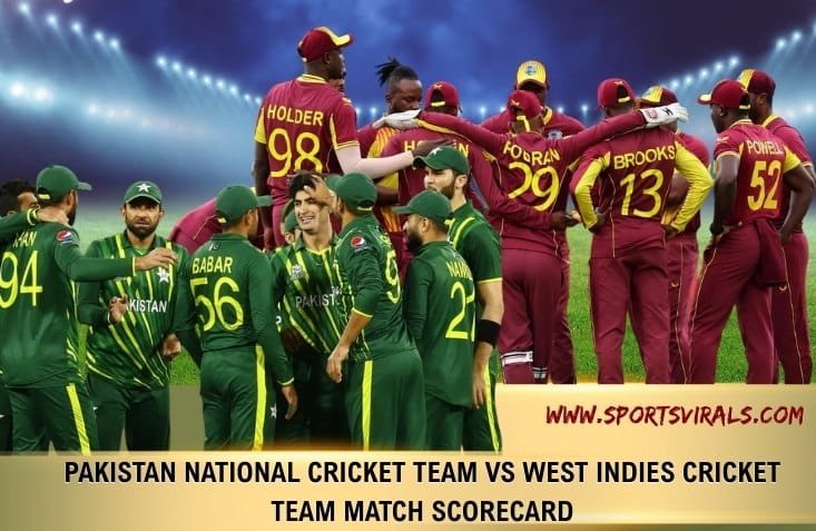 Pakistan National Cricket Team Vs West Indies Cricket Team Match Scorecard
