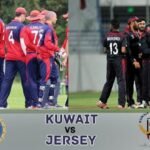 kuwait national cricket team vs jersey cricket team match scorecard