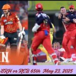 Sunrisers Hyderabad vs Royal Challengers Bengaluru Match Scorecard