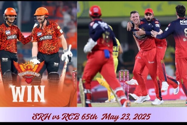 Sunrisers Hyderabad vs Royal Challengers Bengaluru Match Scorecard
