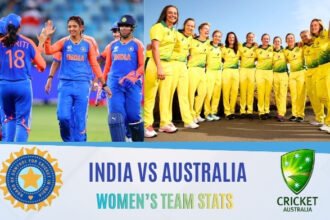India Women's National Cricket Team vs Australia Women’s National Cricket Team Stats