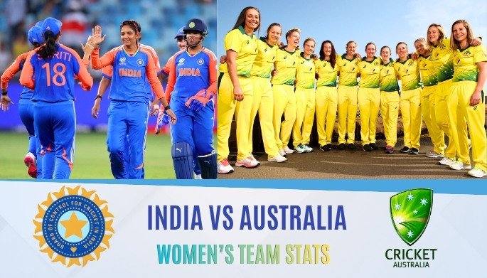 India Women's National Cricket Team vs Australia Women’s National Cricket Team Stats