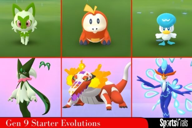 Gen 9 Starter Evolutions