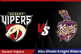 Desert Vipers vs Abu Dhabi Knight Riders Match Scorecard