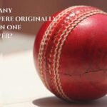 how many balls were originally there in one test over