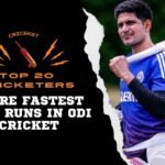 Top 20 Cricketers Score Fastest 2000 Runs in ODI Cricket