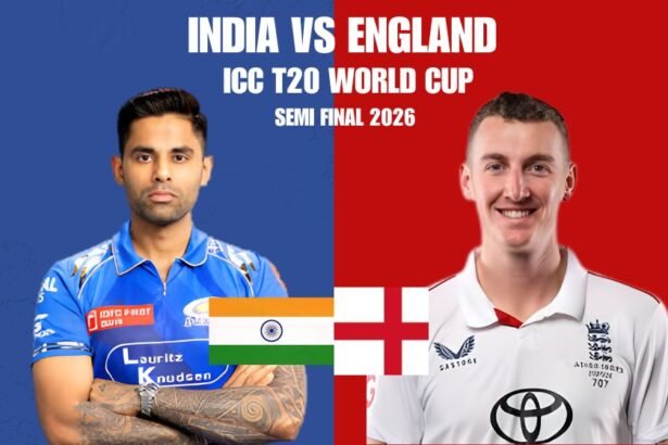 India Vs England ICC T20 World Cup, Semi final 2026