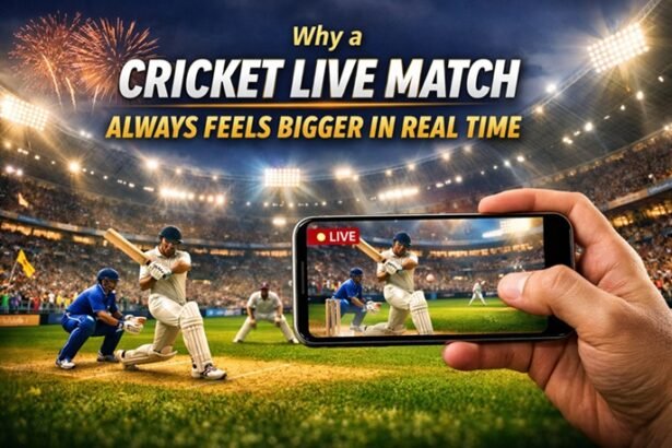 Why a Cricket Live Match Always Feels Bigger in Real Time