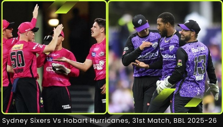 Sydney Sixers Vs Hobart Hurricanes Match Scorecard