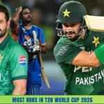 Most Runs in T20 World Cup 2026