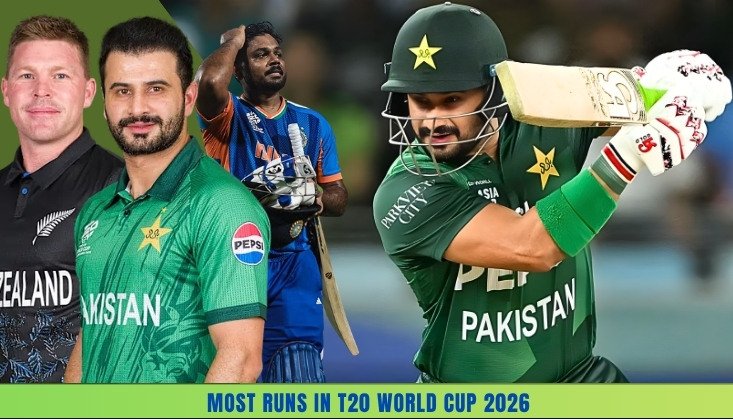Most Runs in T20 World Cup 2026