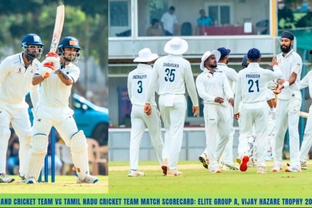 Jharkhand Cricket Team vs Tamil Nadu Cricket Team Match Scorecard: Elite Group A, Vijay Hazare Trophy 2025/26