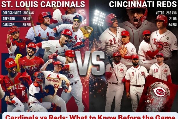 st. louis cardinals vs cincinnati reds match player stats