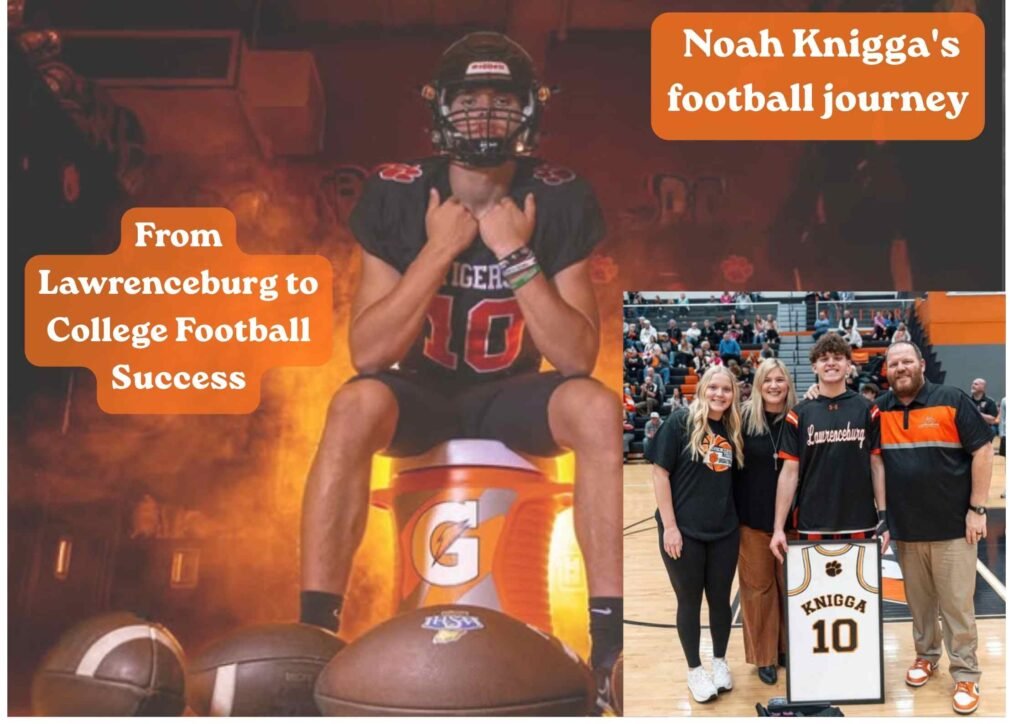 High school football environment representing Noah Knigga's early football journey