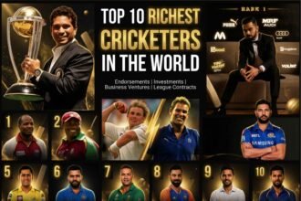 Top 10 richest cricketer in the world ranked by estimated net worth in 2026.