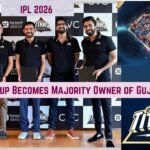 Torrent Group leadership during Gujarat Titans ownership acquisition announcement.